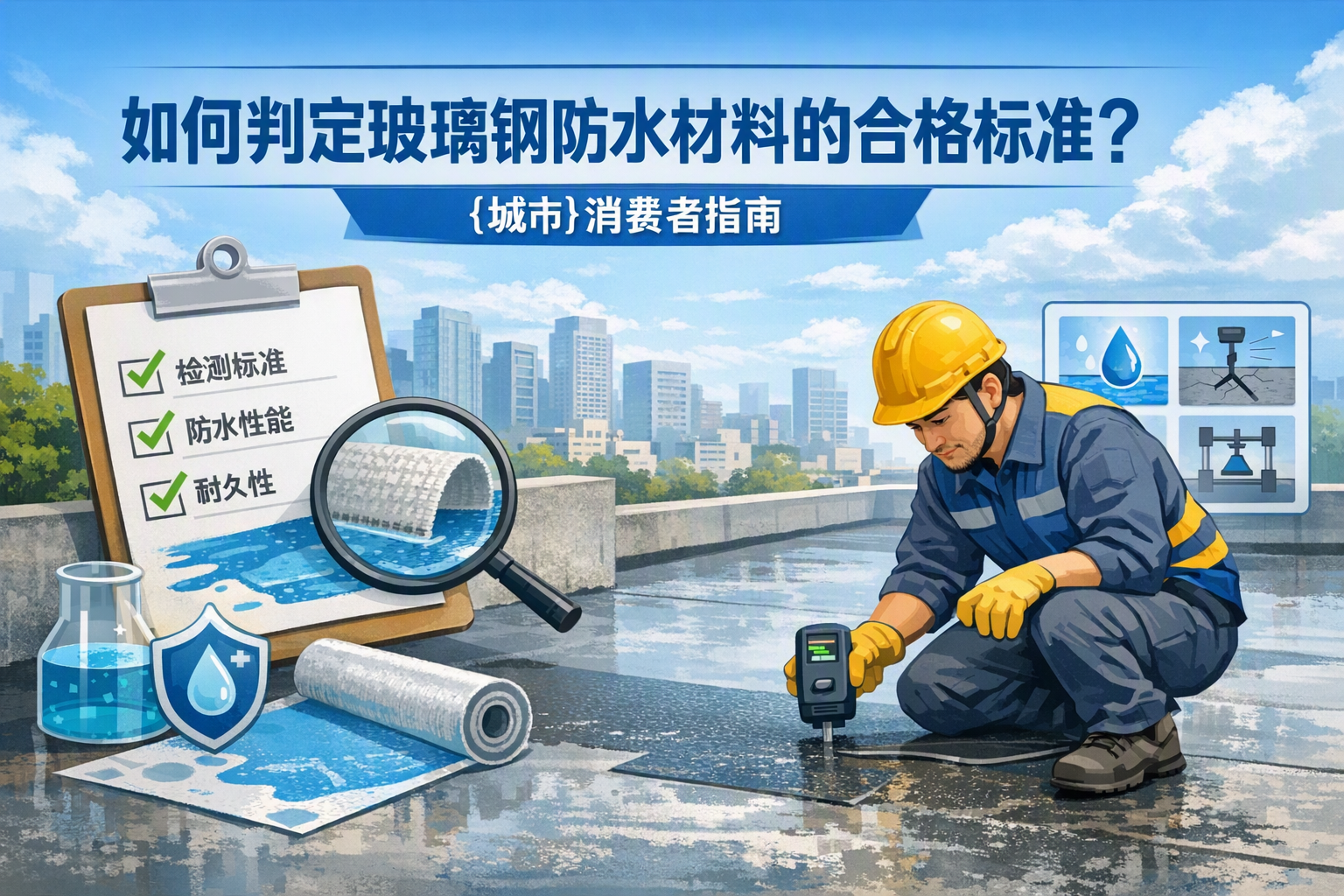如何判定玻璃钢防水材料的合格标准？ 邵阳 消费者指南