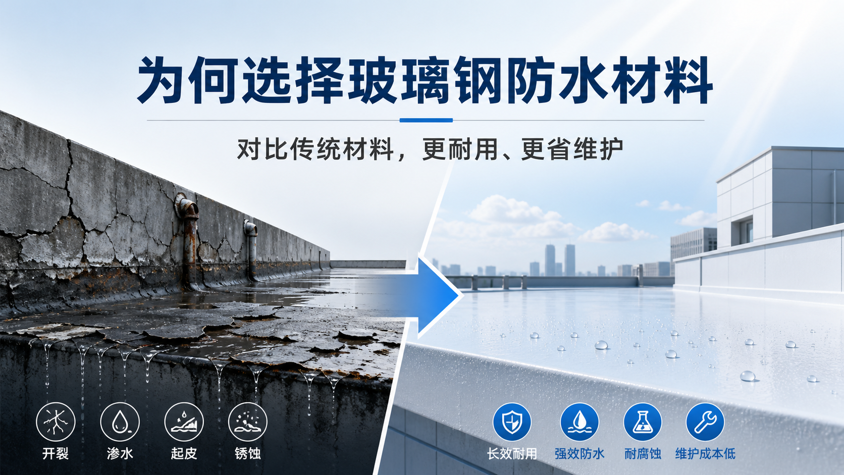 在邵阳,为何选择玻璃钢防水材料而非传统材料