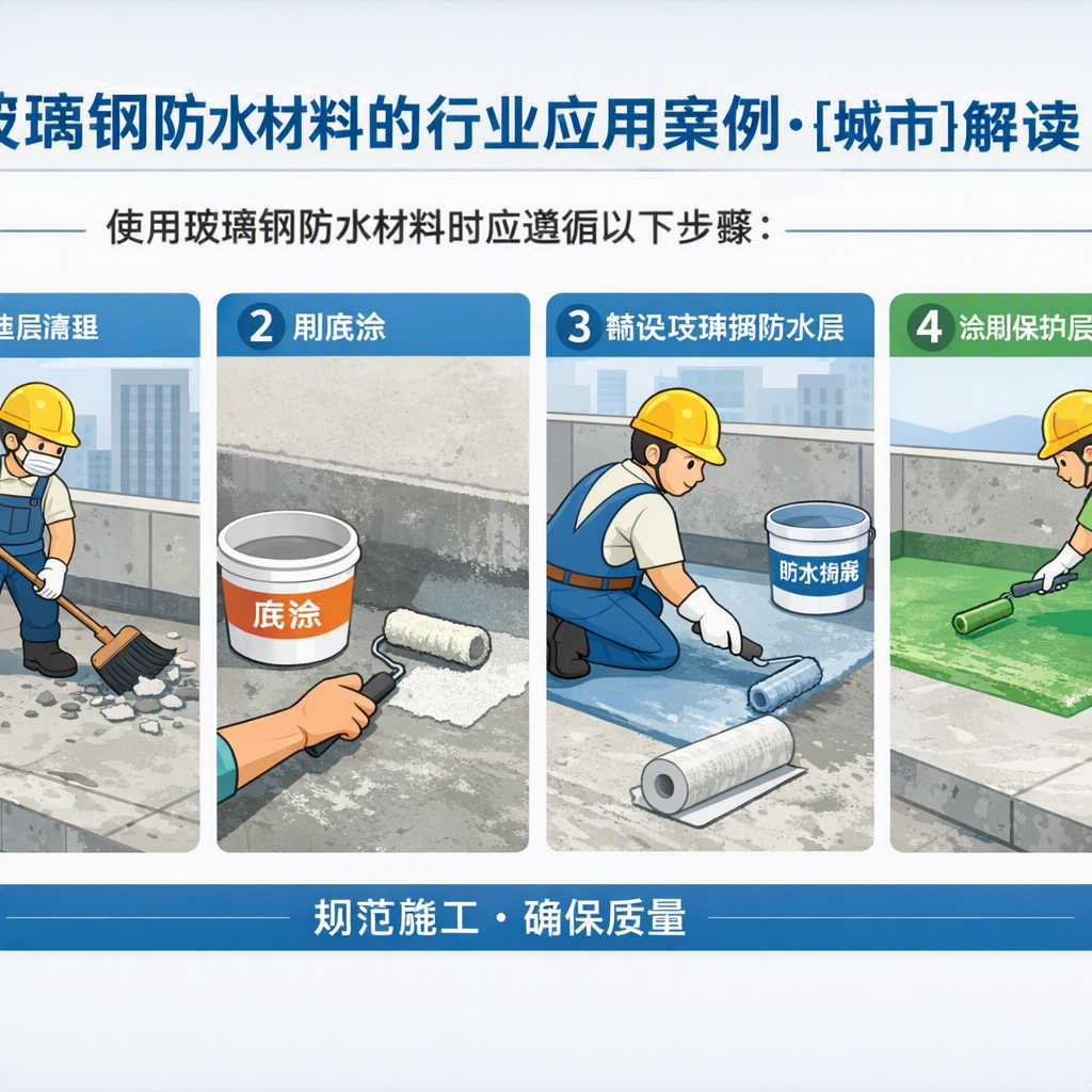 玻璃钢防水材料的行业应用案例，邵阳解读