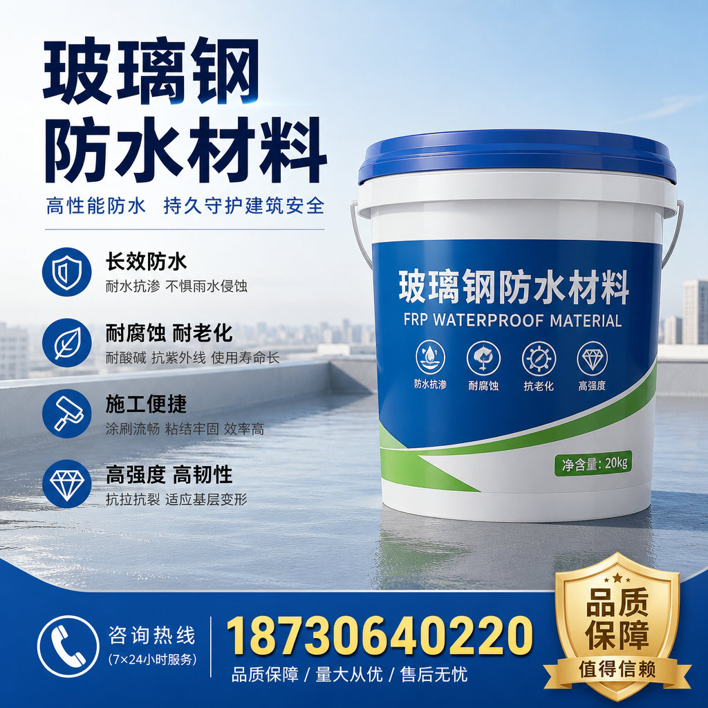 专家解析:玻璃钢防水材料的市场前景分析在 邵阳