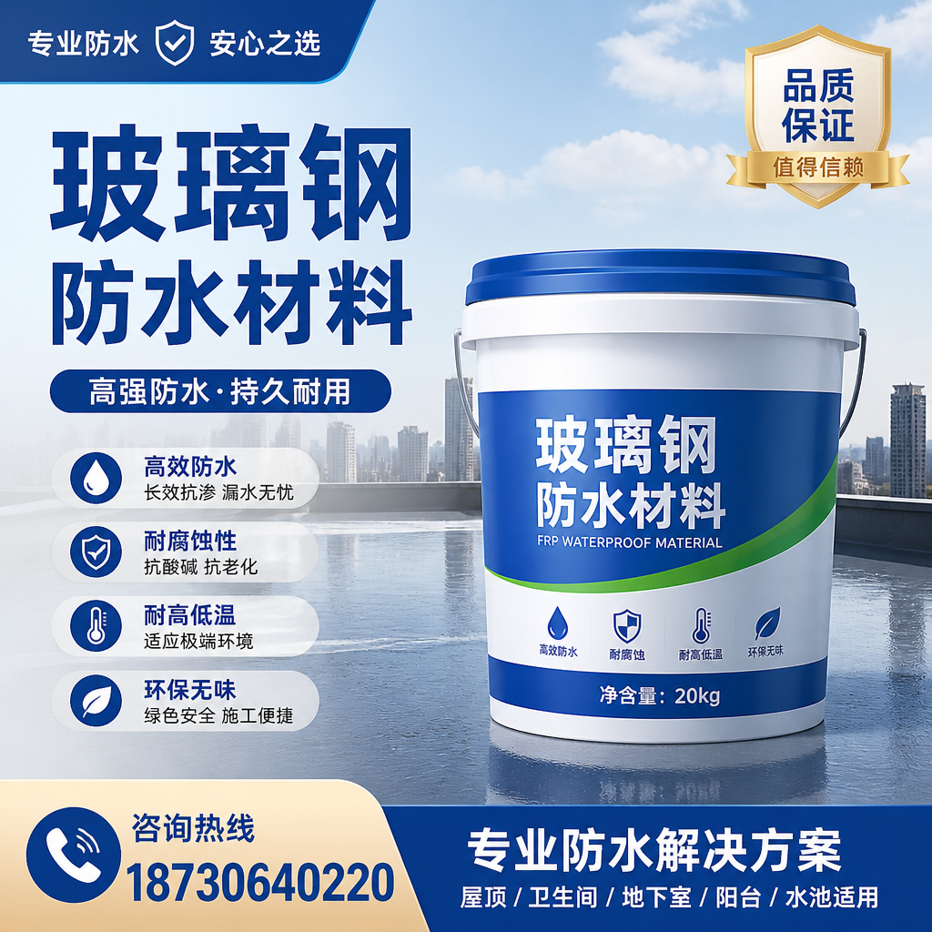 了解玻璃钢防水材料的市场趋势,邵阳 企业不可不知